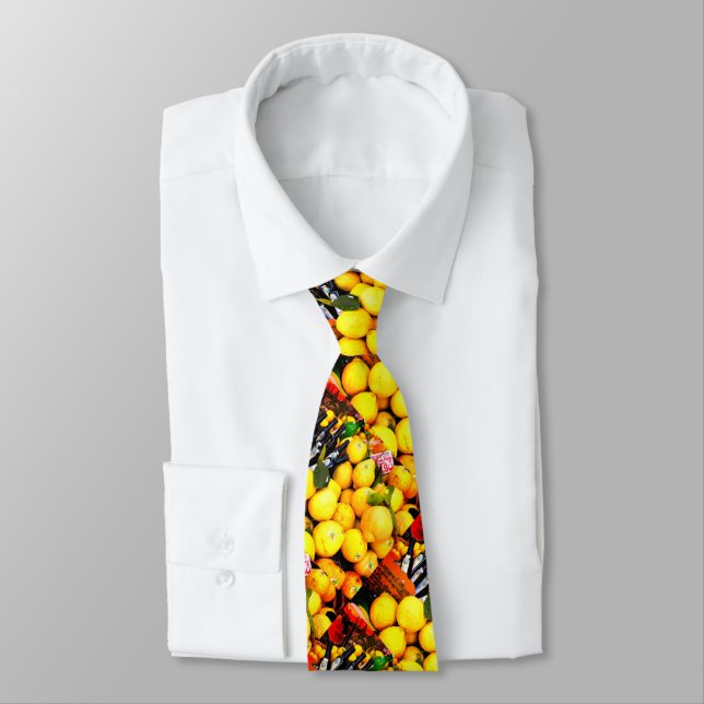 Lemons fashion for men tie (Tied)