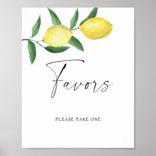 Lemons - Favours Poster