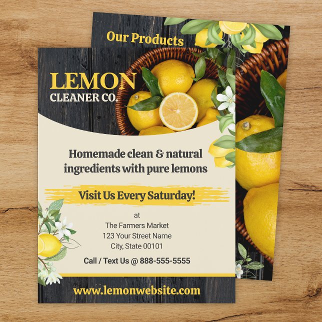 Lemons Flyer Template (Creator Uploaded)