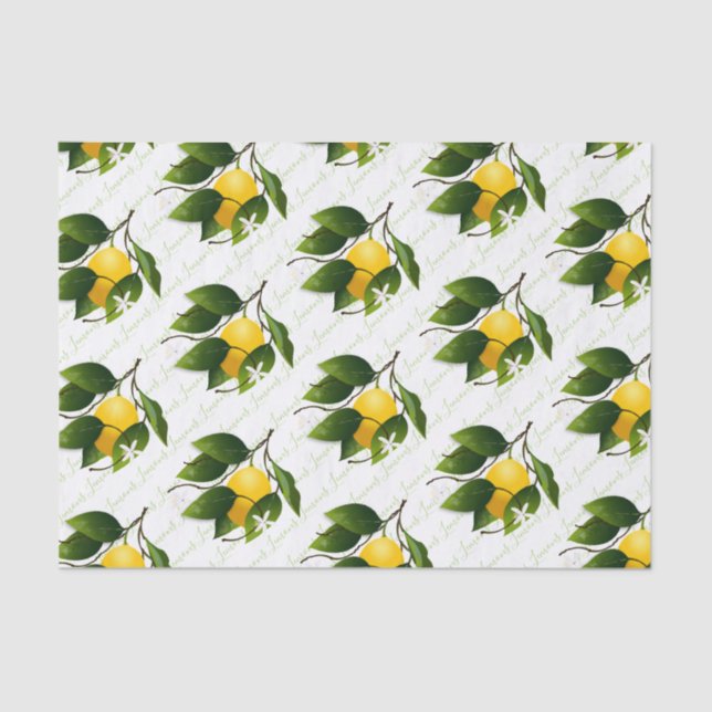 Lemons Fruit Tissue Paper (Front)