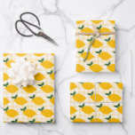 Lemons Gingham Cute CUSTOM Bridal Shower Birthday Wrapping Paper Sheet<br><div class="desc">Perfect cute gift wrap for a fun party! Hand made art for you! Perfect for a birthday, summer wedding, bridal shower, wedding, anniversary party, bachelorette party, engagement party, or anytime! Check my shop for alternate designs and colours. THANK YOU FOR SUPPORTING INDEPENDENT ARTISTS! All artwork and designs are created by...</div>