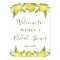 Lemons Greenery Blossom Bridal Shower Sign