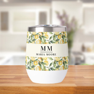 Lemons monogram initials name