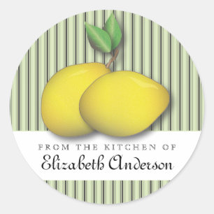 Lemons on Green Baking Chic From the Kitchen Label