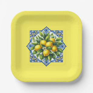 Lemons Paper Plates