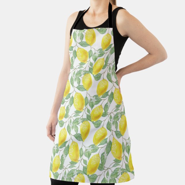 Lemons Pattern Apron (Insitu)