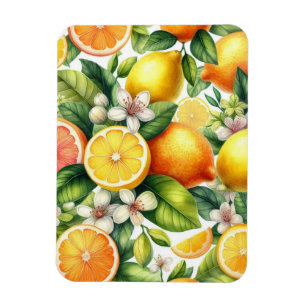 Lemons Pattern  Magnet