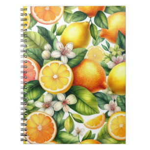 Lemons Pattern Notebook
