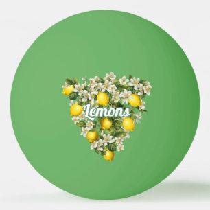 Lemons Ping Pong Ball