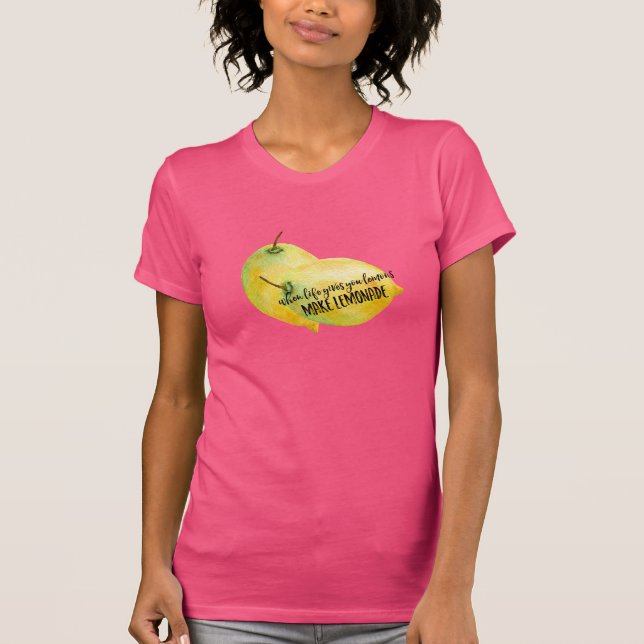 Lemons Quote T-Shirt (Front)