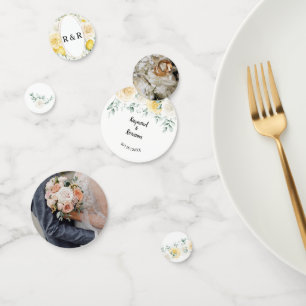 Lemons & Roses Wedding Reception Confetti