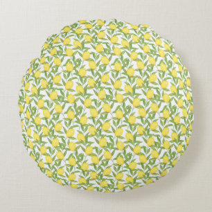 Lemons Round Cushion