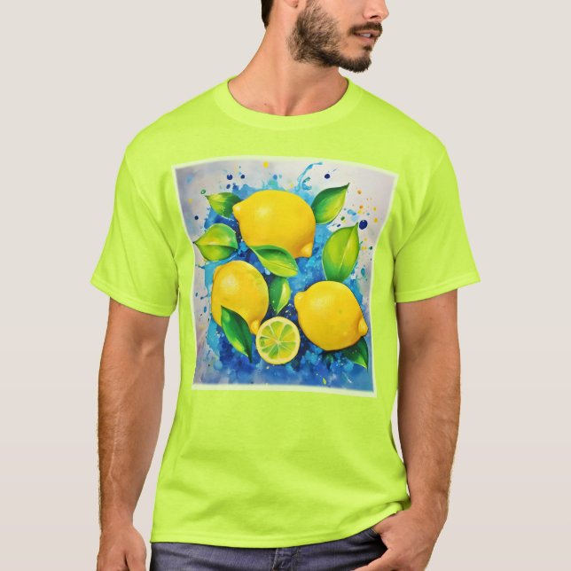 Lemons Splash of Colour T-Shirt (Front)