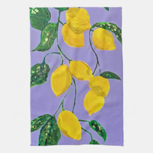 Lemons Tea Towel