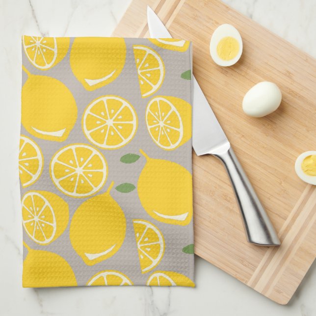 Lemons Tea Towel (Quarter Fold)