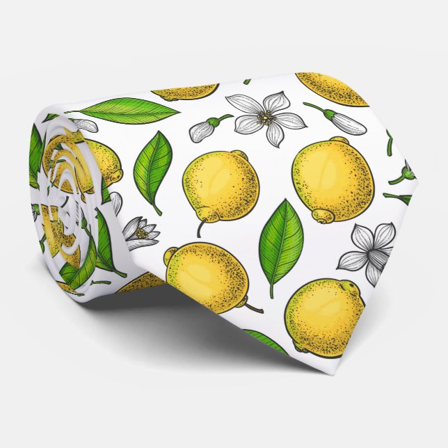 Lemons Tie (Rolled)