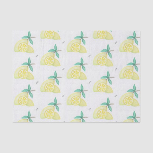 Lemons Tissue Paper (Front)