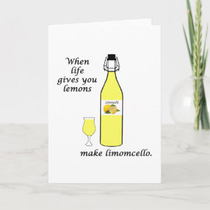 Lemons to Limoncello Card