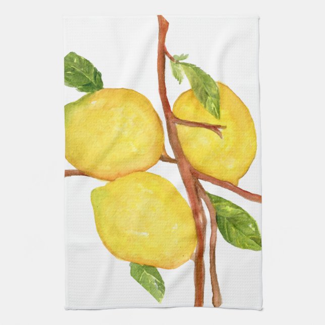 Lemons towel (Vertical)