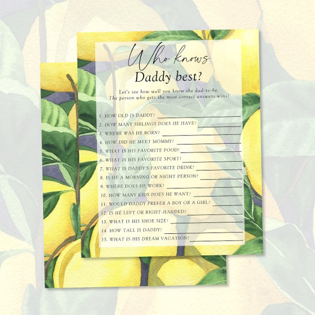 Lemons - Who knows daddy best game (Creator Uploaded)