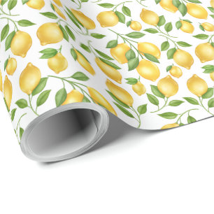 Lemons Wrapping Paper