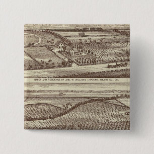 Lemoore, Armona ranches 15 Cm Square Badge