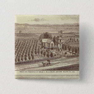 Lemoore, Armona ranches 15 Cm Square Badge