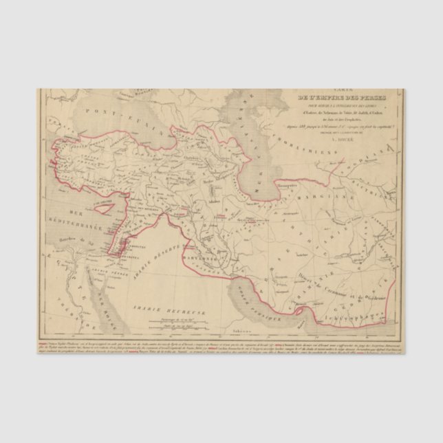 L'Empire des Perses Tissue Paper (Front)