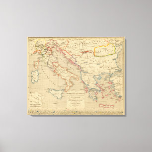 L'Empire Ottoman, l'Italie, 1400 a 1500 Canvas Print