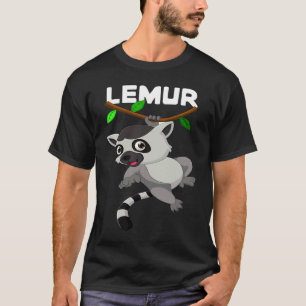 Lemur Monkey I Cute Lemur I Kids Lemur T-Shirt