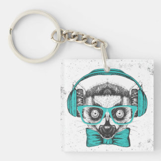 Lemur | Music Lover Key Ring