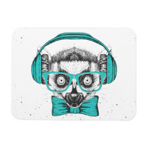 Lemur   Music Lover Magnet