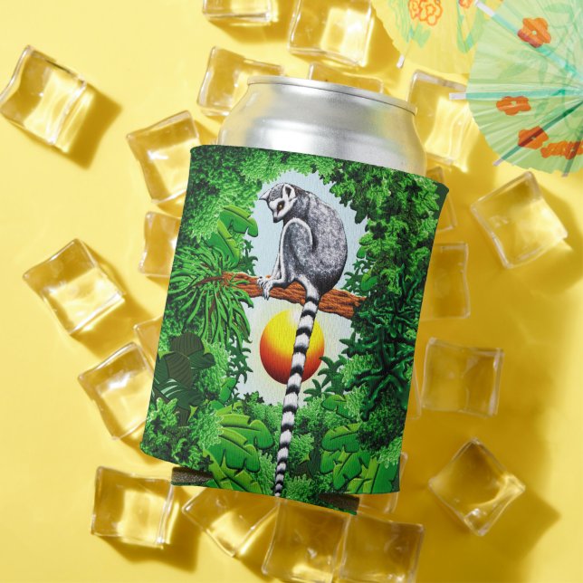 Lemur of Madagascar Can Cooler (In Situ Summer)