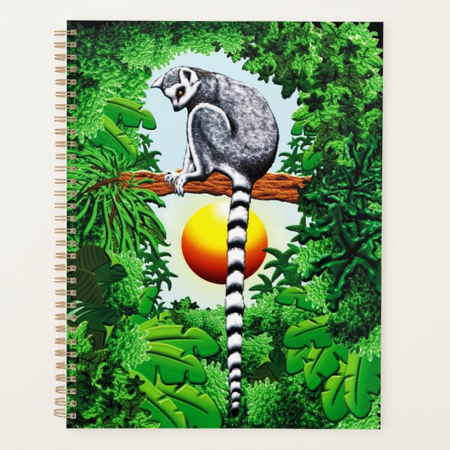Lemur of Madagascar Planner (Front)