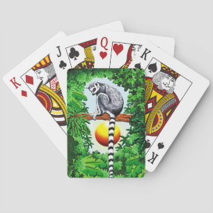 Lemur of Madagascar Playing Cards