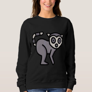 Lemur Ring Tailed Cute Primate 1 Sweatshirt