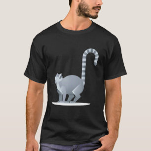 Lemur   Ring Tailed Cute Primate T-Shirt