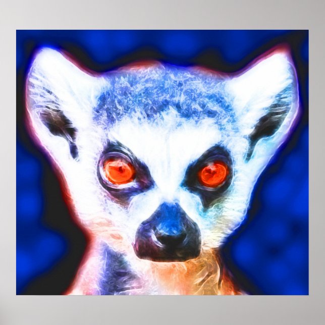 *Lemur* Spirit Art Poster Print (Front)