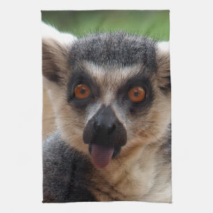 Lemur Tea Towel