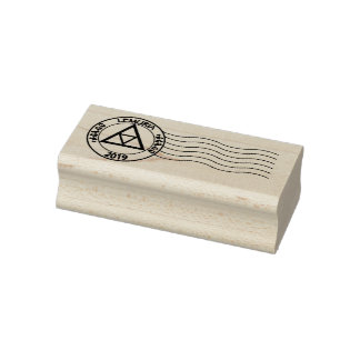Lemurian Postmark Rubber Stamp