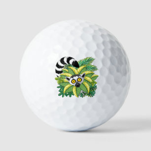 Lemurs of Madagascar in Exotic Jungle Golf Balls