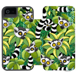 Lemurs of Madagascar in Exotic Jungle Incipio Watson™ iPhone 5 Wallet Case