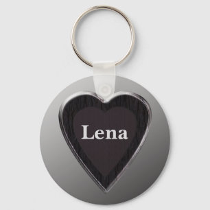 Lena Heart Keychain by 369MyName