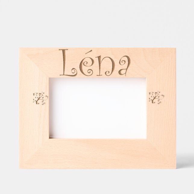 Léna trendy first name photo frame (Front)