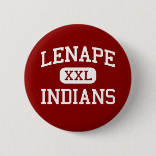 Lenape - Indians - High - Medford New Jersey 6 Cm Round Badge