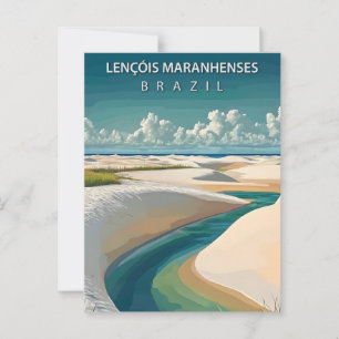 Lençóis Maranhenses Brazil Dunes & Lagoons Postcard