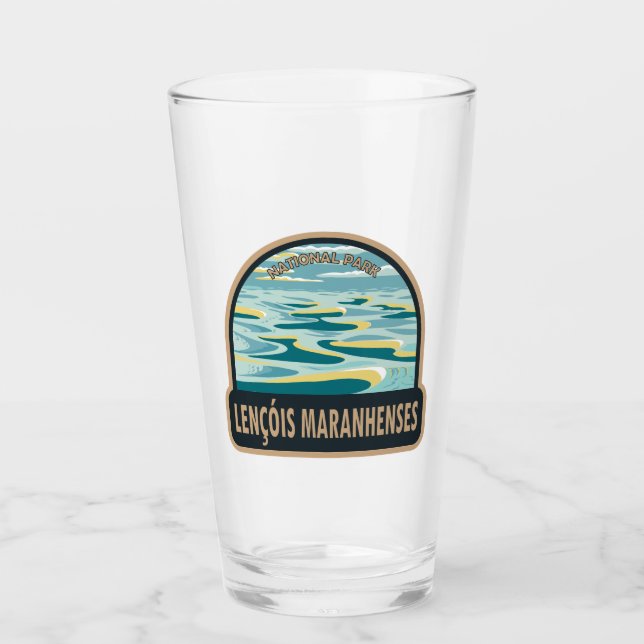 Lencois Maranhenses National Park Brazil Vintage Glass (Front)