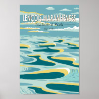 Lencois Maranhenses National Park Brazil Vintage