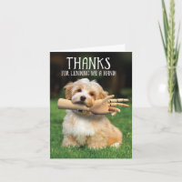 Lending A Hand Thank You