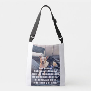 lenguaje animal crossbody bag